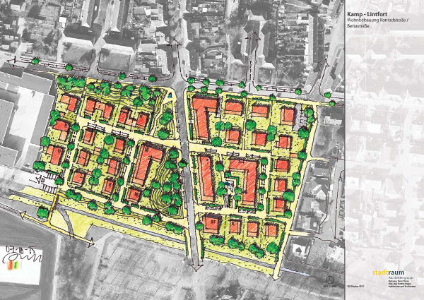 Städtebaulicher Entwurf Bertastrasse/Konradstrasse