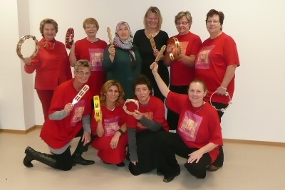 Tanzgruppe mit Daniela Herlyn-Kern