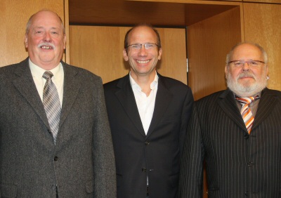 Der Erste Beigeordnete verabschiedete Wilhelm Linsel und Gerd Weerts in den wohlverdienten Ruhestand.