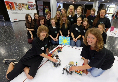 das Team „forsterperformer“ des Georg-Forster-Gymnasiums