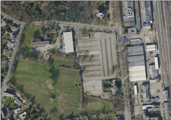 Luftbild Zechenparkplatz